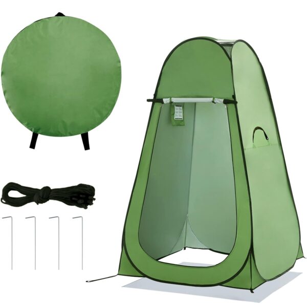 Portable Privacy Pop Up Polyester Dressing Changing Tent, Outdoor Tent, Foldable Outdoor Shower Tent, Camp Toilet Tent,Rain Shelter for Camping