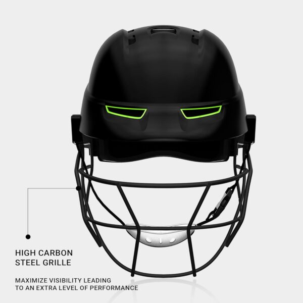 Cricket Helmet Head Guard for (62-65)CM Head Size Protective Gear Kids Helmet with 30 air vents & Endure Impacts up to 160 kmph Batting Helmet & Helmet for Cricket - Image 2