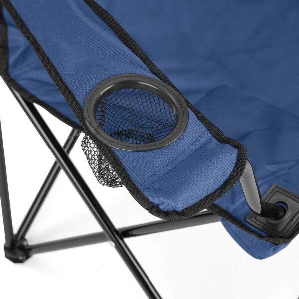 Portable Foldable Nylon Base Fabric Camping Chair - Image 2