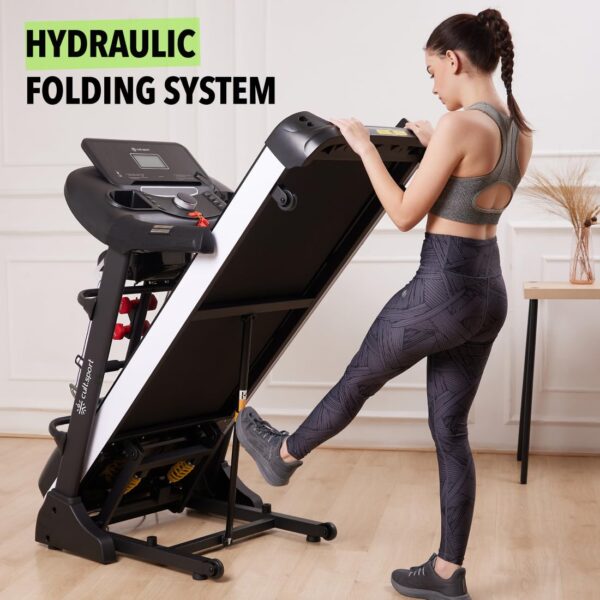 Canoas 5.5HP Peak, Max Weight: 130 Kg, Auto Incline with Massager Motorized Treadmill - Image 3